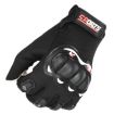 Men's Motorcycle Gloves Racing Anti-Slip Hard Shell Touchscreen Red - 3