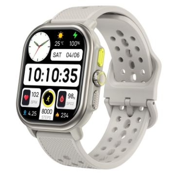 Sports Smart Watch 2.06" AMOLED Screen Bluetooth Talking (White) - 1