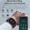 Pink Bluetooth Smart Watch - Large Screen, Heart Rate & Oxygen Monitor, Multi-Sport - 7
