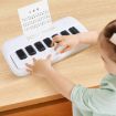 Kids Electronic Piano Toy - Early Learning Music Gift (White) - 9