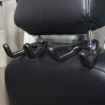 Hidden Car Headrest Storage Hooks - 1 Pair Car Seat Hook (Beige) - 6