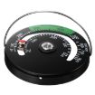 Magnetic Fireplace Thermometer Temperature Monitor - Black - 2