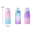 600ml Leak-Proof Scented Water Bottle with 7 Rings, 0 Sugar/Calorie (Purple) - 2