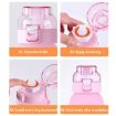 600ml Leak-Proof Scented Water Bottle with 7 Rings, 0 Sugar/Calorie (Purple) - 8