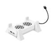 XBOX Series S Console Cooling Fan with LED Light Strip - White - 1