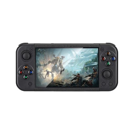 RG50XX Retro Handheld Console - 5" Screen, Linux, 15000+ Games, Black - 1