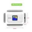 A8-EU 4G Portable WiFi LTE Router Car Hotspot Type-C Plug (Black) - 3