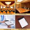 A4 Leather Meeting Clip Pad - Office Document Board & Writing Pad (Coffee) - 6