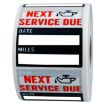 Car Oil Change/Maintenance Reminder Stickers - 100pcs/Roll - 1