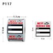 Car Oil Change/Maintenance Reminder Stickers - 100pcs/Roll - 2