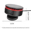 12V Car Heater 360 Adjustable Defogger & Defroster Fan (Black Yellow) - 4