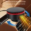 12V Car Heater 360 Adjustable Defogger & Defroster Fan (Black Yellow) - 9