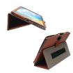 TCL Nxtpaper 14 14.3" Leather Tablet Case, Skin Texture, Dark Brown - 7