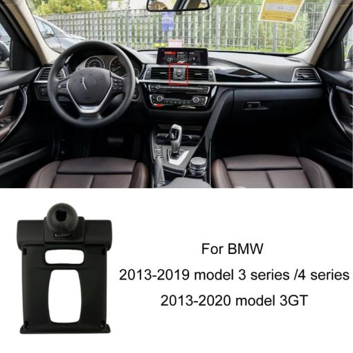 BMW Car Air Outlet Phone Holder Base for 13-19 3/4 Series Models - 1