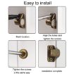 Gold Magnetic Suction Bumper Ball Adhesive Cabinet Door Coupler - 8