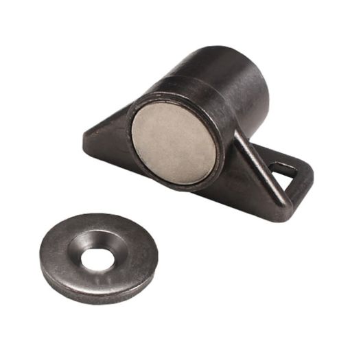 Magnetic Suction Bumper Ball Adhesive Coupler for Cabinet Doors (Black) - 1