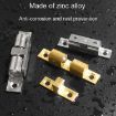 Medium Gold 2pcs Cabinet Magnetic Spring Buckle Ball Door Sucker - 8