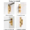 Large Silver Magnetic Spring Cabinet Door Catch - 2pcs Set - 9