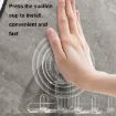 Multifunctional Suction Cup Hook Storage Rack - Traceless Adhesive, White - 4