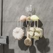 Multifunctional Suction Cup Hook Storage Rack - Traceless Adhesive, White - 9