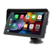 7" Bluetooth 5.0 Portable CarPlay Monitor - Display Specs Included - 1