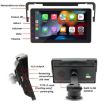 7" Bluetooth 5.0 Portable CarPlay Monitor - Display Specs Included - 2