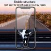 Black Snap-On Air Vent Gravity Cell Phone Holder for Car Navigation - 4