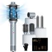5 in 1 Hot Air Comb Curling Negative Ion Hair Dryer - Black Gold UK Plug - 2