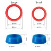 10pcs Blue Waterproof Dustproof Bike Seatpost Covers 30-35mm - 3