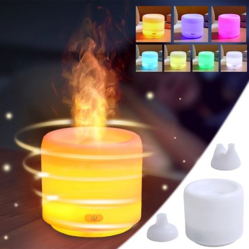 300ml White Aromatherapy Machine USB Silent Humidifier Aroma Diffuser - 1