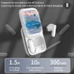 IB G9 Slider Bluetooth Earbuds - Smart Touch, Color Screen, Multi-Language - 7