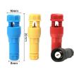 2pcs T-shaped Thimble Connector for Downlight Wiring (Yellow) - 3