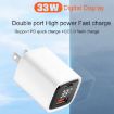CYKE K02 30W PD+QC3.0 Fast Charger with Digital Display - US Plug, Black - 3