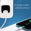 CYKE K02 30W PD+QC3.0 Fast Charger with Digital Display - US Plug, Black - 7