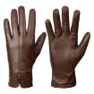Women's XL Coffee Sheepskin Wool Fleece Lined Touchscreen Snow Gloves - 1