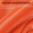 OZERO Women Sheepskin Warm Gloves, Fleece Lined, Size L, Red - 4