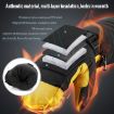 XL Black Winter Ski Snow Gloves for Men & Women - Five-Finger Style - 4