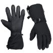 XXL Black Winter Ski Snow Gloves for Men & Women - Five-Finger Style - 1