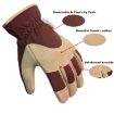 Deerskin Leather Thermal Gloves for Cold Weather Work, Size M - 3