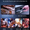 Rechargeable Portable Digital Alcohol Tester Breathalyzer Tool - 8