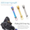 Titanium Alloy Mountain Bike Retaining Spring - Gold Steel Circlip - 6