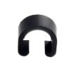 50pcs Black C-shaped Buckle for Bicycle Brake Gearshift Cable Tube Fixing - 2