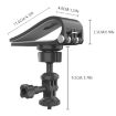 Panoramic Sports Camera Car Sun Visor Bracket Vehicle Mount Base - 2