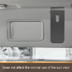 Panoramic Sports Camera Car Sun Visor Bracket Vehicle Mount Base - 7