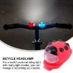 Silicone Ladybug LED Bicycle Headlight - Red Shell & Light - 7