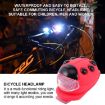 Ladybug LED Bicycle Headlight - Blue Shell, White Light, Silicone - 5