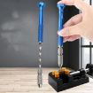 Blue Mini Hand Drill Tool for Arts & Crafts - Semi-Automatic Jade Punch - 2