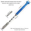 Blue Mini Hand Drill Tool for Arts & Crafts - Semi-Automatic Jade Punch - 3