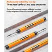 USB Digital Display Soldering Iron Set, 5-Speed Temp Adjustable, Gray - 4
