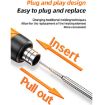 USB Digital Display Charging Soldering Iron Set, 5-Speed Temp, Orange - 6